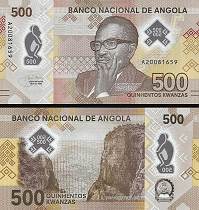 *500 Kwanzas Angola 2020 P161 UNC - Kliknutím na obrázok zatvorte -